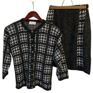 Trend Club Vintage 2 Piece Knit Suit XXS